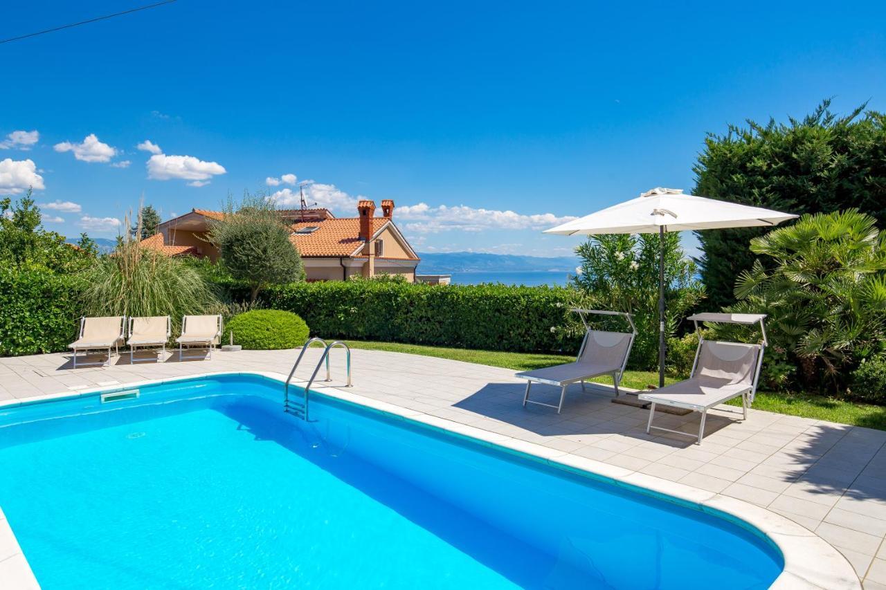 Pool Apartment Maurina Opatija With Sea View Ičići Zewnętrze zdjęcie