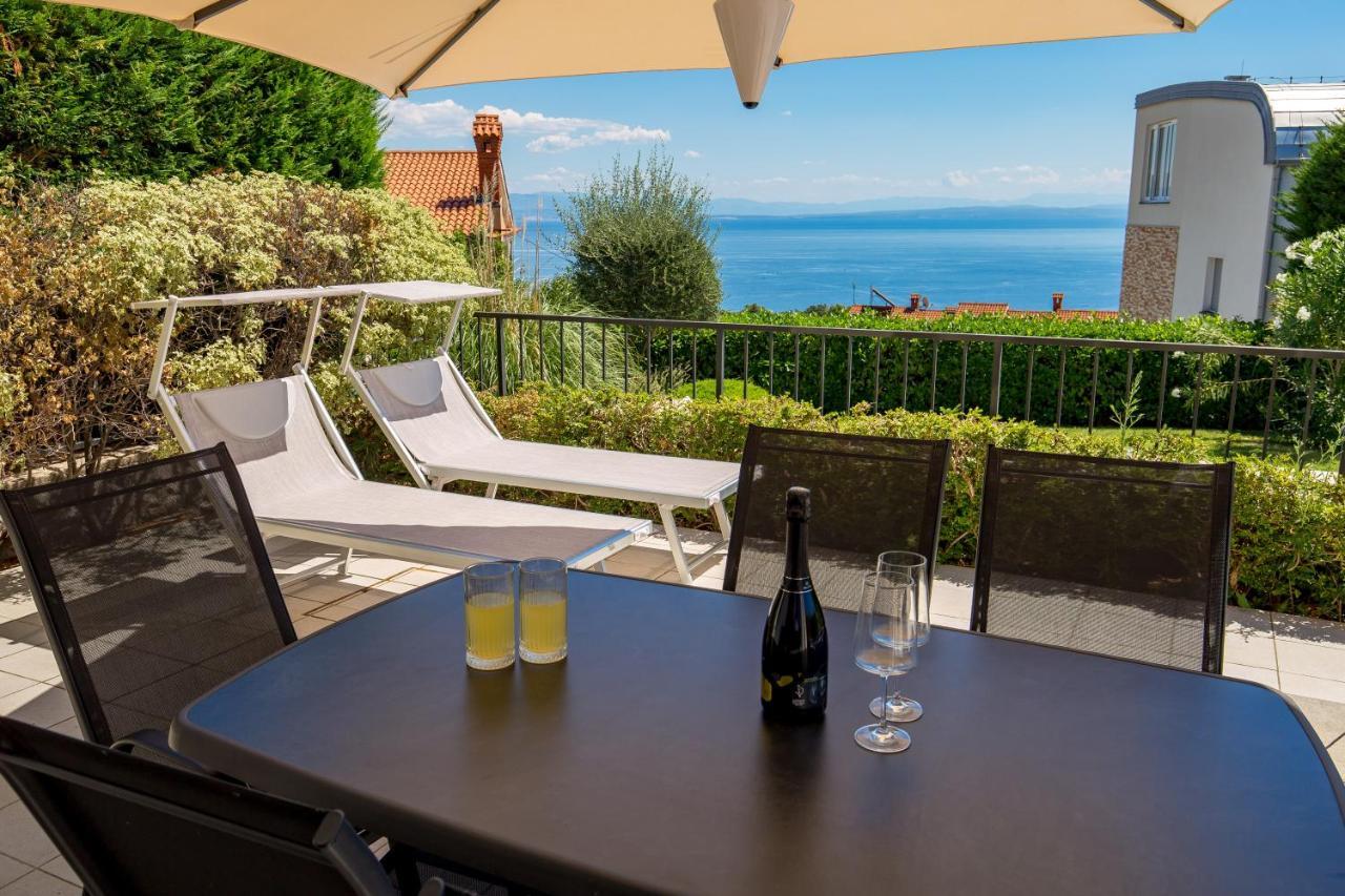 Pool Apartment Maurina Opatija With Sea View Ičići Zewnętrze zdjęcie